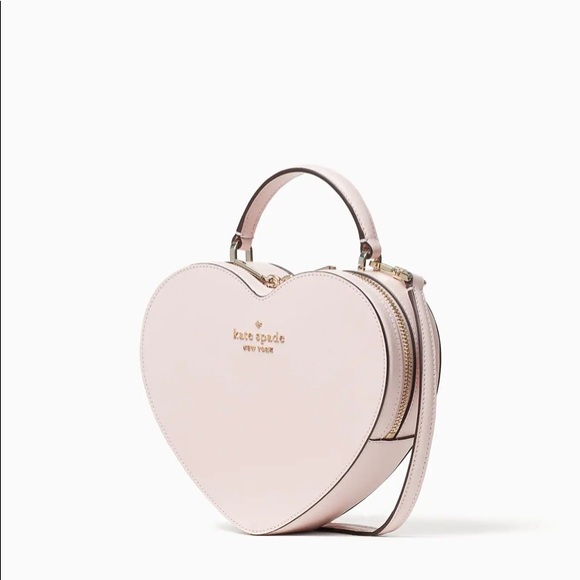 kate spade Bags Kate Spade Heart Crossbody Love Shack Chalk Pink